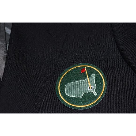 Jack Nicklaus Blazer Jacket Men Size 40 R Augusta Nationals Masters Patch Black - Picture 5 of 11